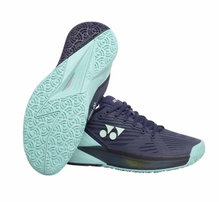 Buty tenisowe Yonex Power Cushion Eclipsion 5 Clay/Sandplatz (stabilność) granatowe damskie